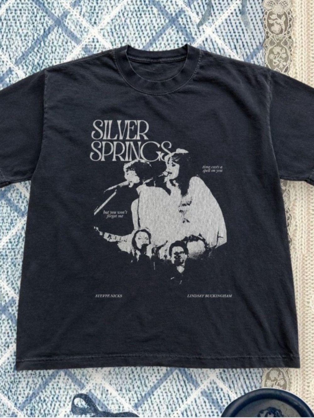 Gildan Black Silver Springs Graphic Tee